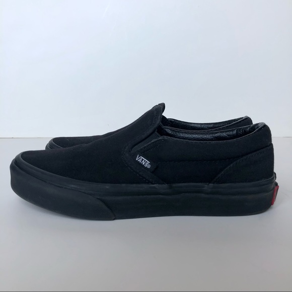 Vans Black Slip-Ons (3Y/4.5-5W) - Picture 3 of 10